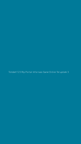 Tampilan Antarmuka Aplikasi Totobet123 Rtp Portal Informasi Game Online Terupdate - 3