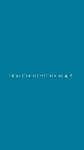 Tampilan Antarmuka Aplikasi Totocc Panduan Seo Terlengkap - 3