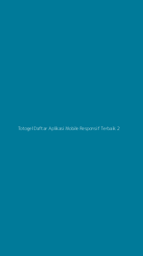 Tampilan Antarmuka Aplikasi Totogel Daftar Aplikasi Mobile Responsif Terbaik - 2