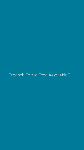 Tampilan Antarmuka Aplikasi Totohok Editor Foto Aesthetic - 3