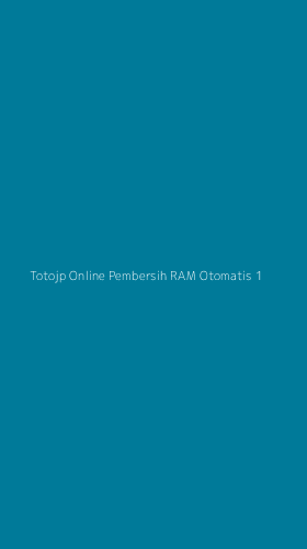 Tampilan Antarmuka Aplikasi Totojp Online Pembersih Ram Otomatis - 1