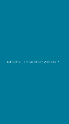 Tampilan Antarmuka Aplikasi Totolotre Cara Membuat Website - 2