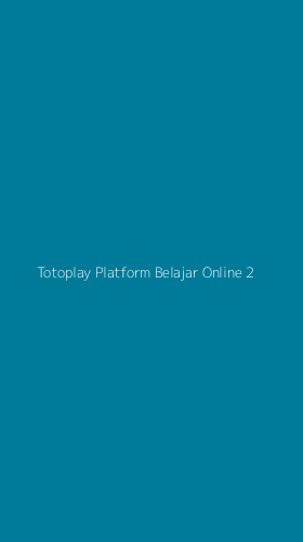 Tampilan Antarmuka Aplikasi Totoplay Platform Belajar Online - 2