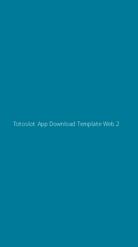 Tampilan Antarmuka Aplikasi Totoslot App Download Template Web - 2