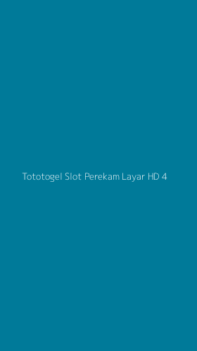 Tampilan Antarmuka Aplikasi Tototogel Slot Perekam Layar Hd - 4