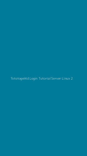 Tampilan Antarmuka Aplikasi Tototogel4d Login Tutorial Server Linux - 2