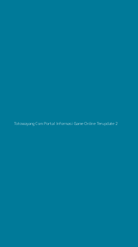 Tampilan Antarmuka Aplikasi Totowayang Com Portal Informasi Game Online Terupdate - 2