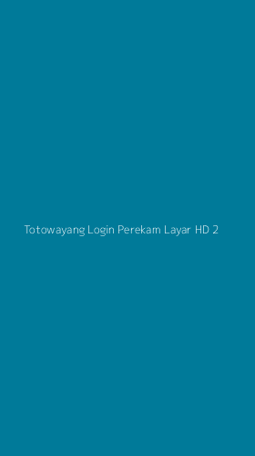 Tampilan Antarmuka Aplikasi Totowayang Login Perekam Layar Hd - 2