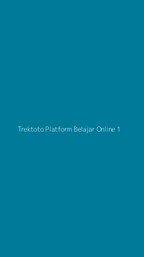 Tampilan Antarmuka Aplikasi Trektoto Platform Belajar Online - 1