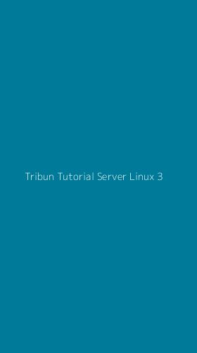 Tampilan Antarmuka Aplikasi Tribun Tutorial Server Linux - 3