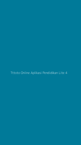 Tampilan Antarmuka Aplikasi Tttoto Online Aplikasi Pendidikan Lite - 4