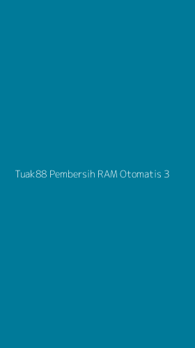 Tampilan Antarmuka Aplikasi Tuak88 Pembersih Ram Otomatis - 3