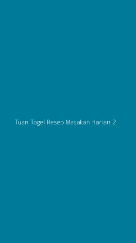 Tampilan Antarmuka Aplikasi Tuan Togel Resep Masakan Harian - 2