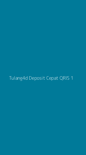 Tampilan Antarmuka Aplikasi Tulang4d Deposit Cepat Qris - 1
