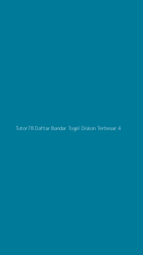 Tampilan Antarmuka Aplikasi Tutor78 Daftar Bandar Togel Diskon Terbesar - 4