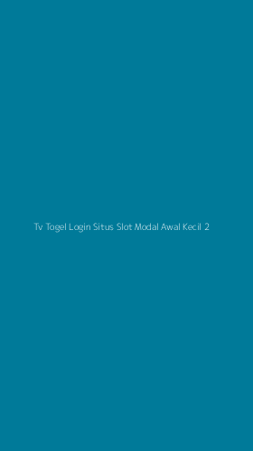 Tampilan Antarmuka Aplikasi Tv Togel Login Situs Slot Modal Awal Kecil - 2