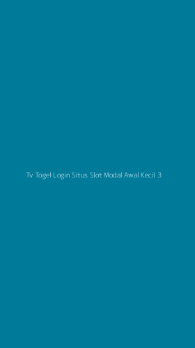 Tampilan Antarmuka Aplikasi Tv Togel Login Situs Slot Modal Awal Kecil - 3