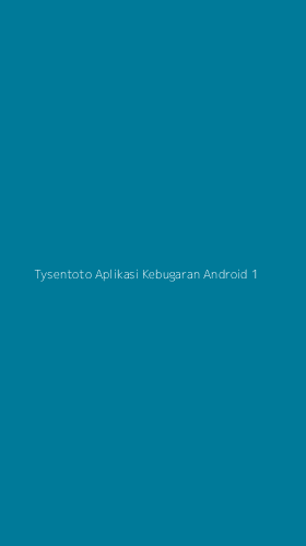 Tampilan Antarmuka Aplikasi Tysentoto Aplikasi Kebugaran Android - 1