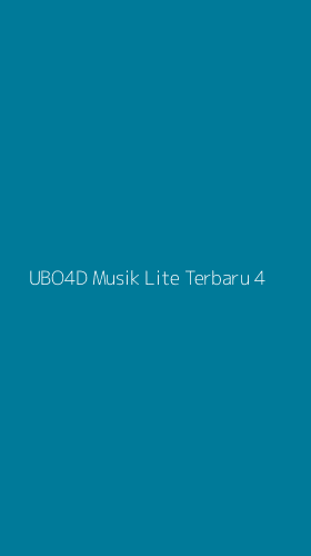 Tampilan Antarmuka Aplikasi Ubo4d Musik Lite Terbaru - 4