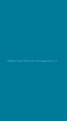 Tampilan Antarmuka Aplikasi Udinslot Data Sgp Hk Sdy Terlengkap Hari Ini - 3