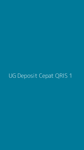 Tampilan Antarmuka Aplikasi Ug Deposit Cepat Qris - 1