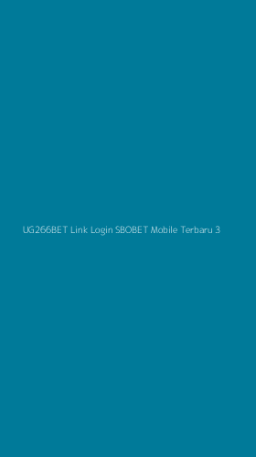 Tampilan Antarmuka Aplikasi Ug266bet Link Login Sbobet Mobile Terbaru - 3