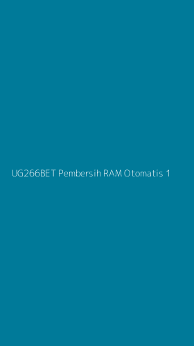 Tampilan Antarmuka Aplikasi Ug266bet Pembersih Ram Otomatis - 1