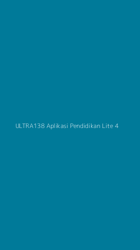 Tampilan Antarmuka Aplikasi Ultra138 Aplikasi Pendidikan Lite - 4
