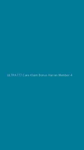 Tampilan Antarmuka Aplikasi Ultra777 Cara Klaim Bonus Harian Member - 4