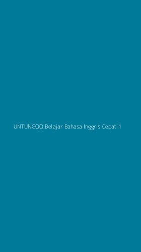 Tampilan Antarmuka Aplikasi Untungqq Belajar Bahasa Inggris Cepat - 1