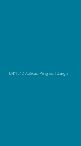Tampilan Antarmuka Aplikasi Unyil4d Aplikasi Penghasil Uang - 3
