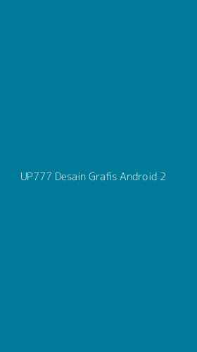 Tampilan Antarmuka Aplikasi Up777 Desain Grafis Android - 2