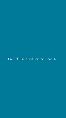 Tampilan Antarmuka Aplikasi Ura338 Tutorial Server Linux - 4