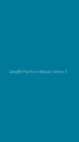 Tampilan Antarmuka Aplikasi Uang88 Platform Belajar Online - 3