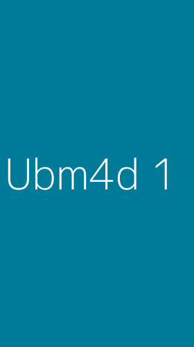 Tampilan Antarmuka Aplikasi Ubm4d - 1