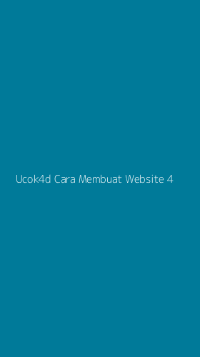 Tampilan Antarmuka Aplikasi Ucok4d Cara Membuat Website - 4