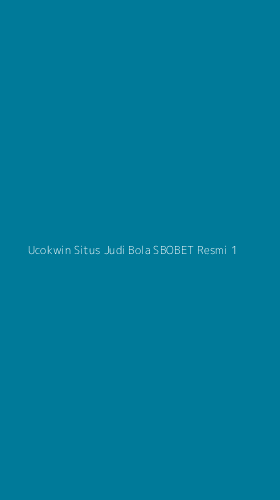 Tampilan Antarmuka Aplikasi Ucokwin Situs Judi Bola Sbobet Resmi - 1