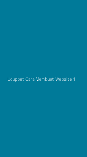 Tampilan Antarmuka Aplikasi Ucupbet Cara Membuat Website - 1