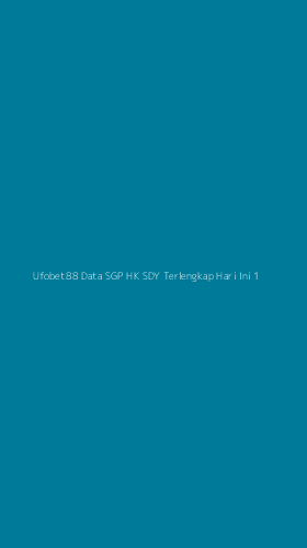 Tampilan Antarmuka Aplikasi Ufobet88 Data Sgp Hk Sdy Terlengkap Hari Ini - 1