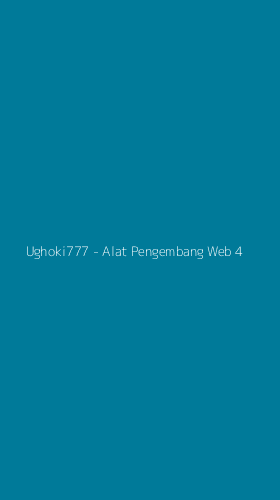 Tampilan Antarmuka Aplikasi Ughoki777 - Alat Pengembang Web - 4
