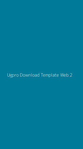 Tampilan Antarmuka Aplikasi Ugpro Download Template Web - 2