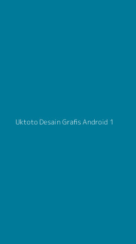 Tampilan Antarmuka Aplikasi Uktoto Desain Grafis Android - 1