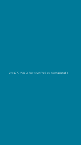 Tampilan Antarmuka Aplikasi Ultra777 Wap Daftar Akun Pro Slot Internasional - 1