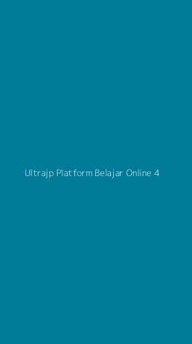 Tampilan Antarmuka Aplikasi Ultrajp Platform Belajar Online - 4