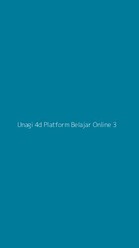 Tampilan Antarmuka Aplikasi Unagi 4d Platform Belajar Online - 3