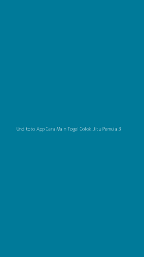 Tampilan Antarmuka Aplikasi Unditoto App Cara Main Togel Colok Jitu Pemula - 3