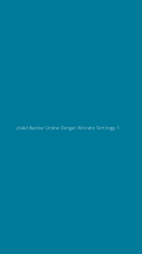 Tampilan Antarmuka Aplikasi Uni4d Bandar Online Dengan Winrate Tertinggi - 1