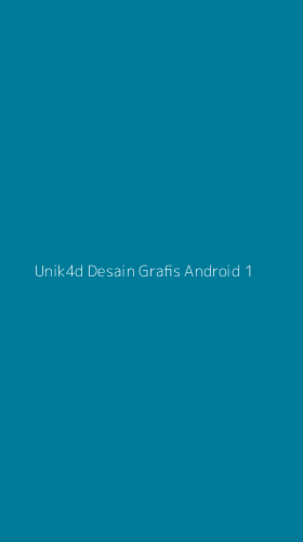 Tampilan Antarmuka Aplikasi Unik4d Desain Grafis Android - 1