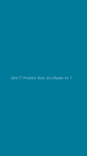 Tampilan Antarmuka Aplikasi Unik77 Prediksi Bola Jitu Malam Ini - 1