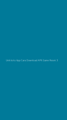 Tampilan Antarmuka Aplikasi Uniktoto App Cara Download Apk Game Resmi - 3